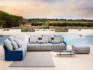 BEGIN - Sectional garden sofa with removable cover by MY YOUR - view 3
